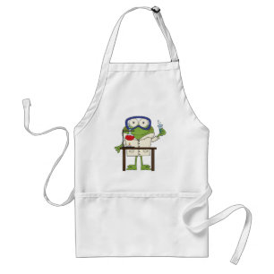 Frog in the Science Lab Adult Apron