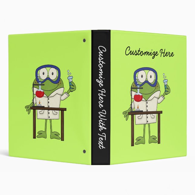 Frog in the Science Lab Binder (Background)