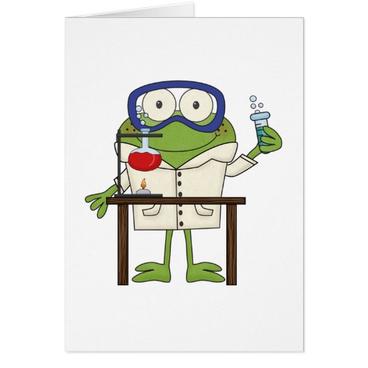 Frog in the Science Lab Cards (Front)