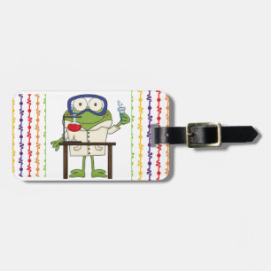 Frog in the Science Lab Luggage Tag