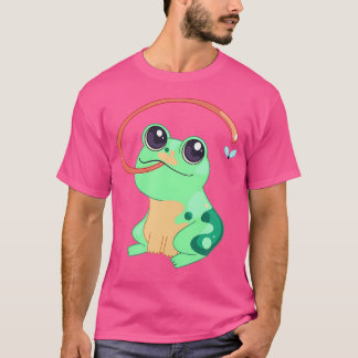Frog Insect Fly Catcher Long Tongue Cute Green Fro T-Shirt