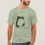 Frog japanese print T-Shirt<br><div class="desc">Wonderful ukiyo print by Matsumoto Hoji -"Frog". Adapted for you by YANKAdesigns!</div>