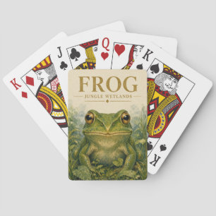 Frog Jungle Wetlands Wildlife Poker Cards