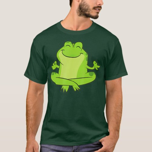 Frog Kambo Jungle Frog Medicine Yoga Frog T  T_Shirt