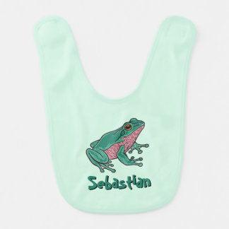 Frog Kids customizable  Baby Bib