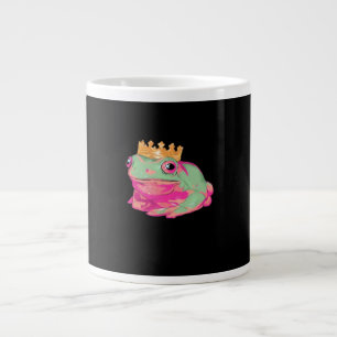 Frog King Funky Meme Classic Style Giant Coffee Mug