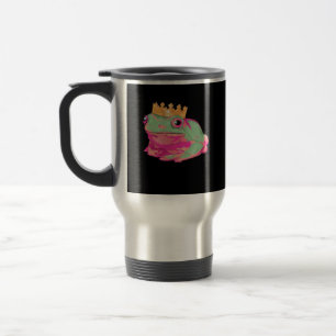 Frog King Funky Meme Classic Style Travel Mug
