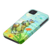 Frog King with flowers iPhone shell Case-Mate iPhone Case (Bottom)