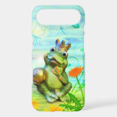 Frog King with flowers iPhone shell Case-Mate iPhone Case (Back)