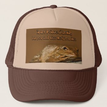 Frog Kiss Trucker Hat by LivingLife at Zazzle