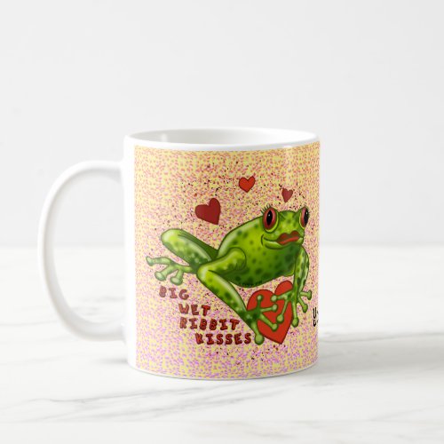 Frog Kisses Coffee Mug