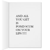 Frog Kissing Cards (Inside (Right))