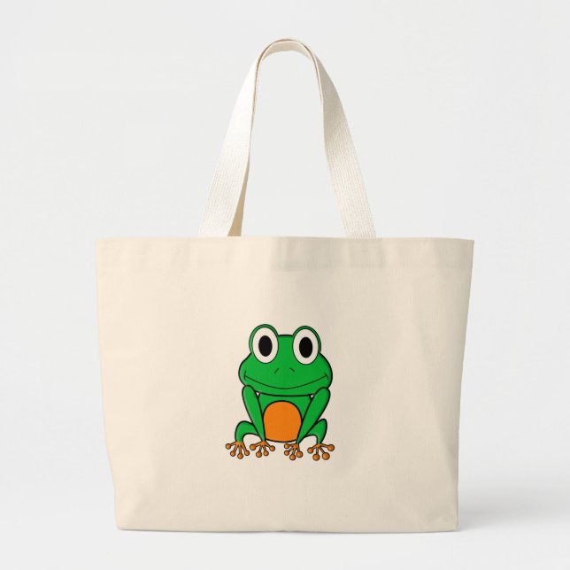 Frog Large Tote Bag (Front)
