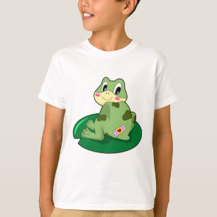 Frog Leaf Heart Plaster T-Shirt