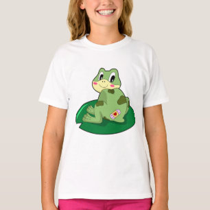 Frog Leaf Heart Plaster T-Shirt