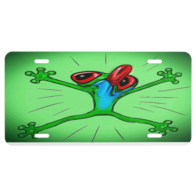 Frog license Plate (Front)