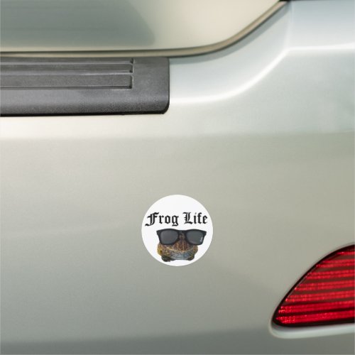 Frog Life Car Magnet