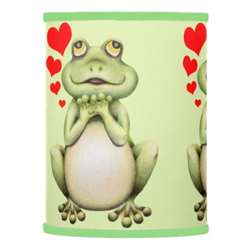 Frog Love Drawing Lamp Shade