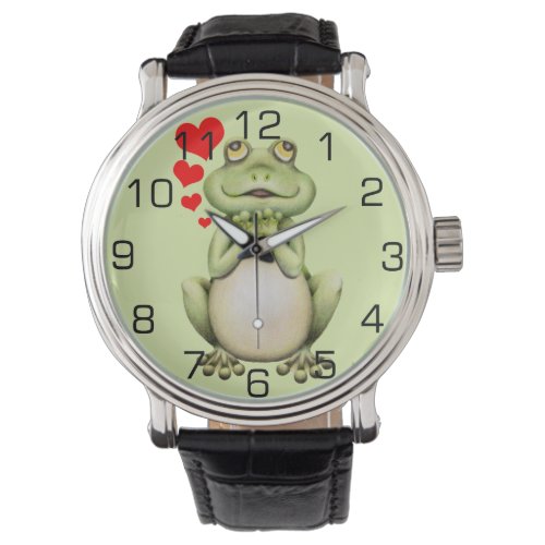 Frog Love Drawing Watch