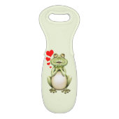 Frog Love Drawing Wine Bag (Front Flat)