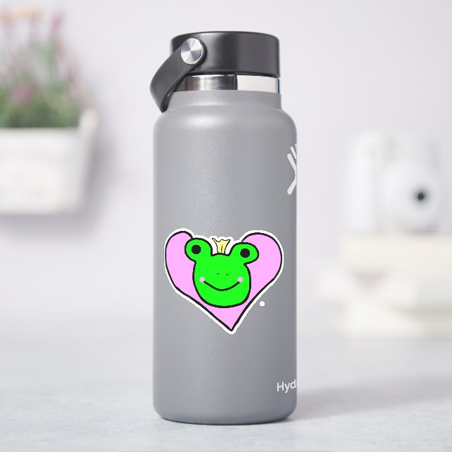 Frog Love  Sticker (HydroFlask)