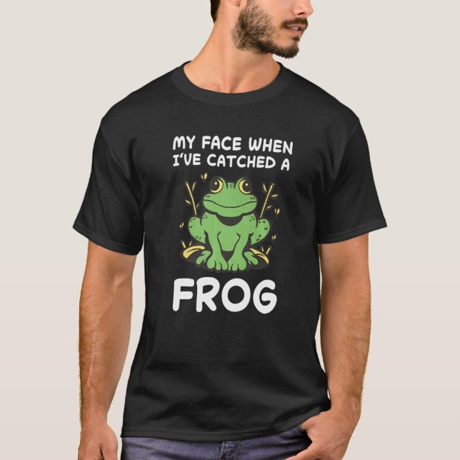 Frog Love Toad Frog Catcher Hunter Amphibian Catch T-Shirt (Front)