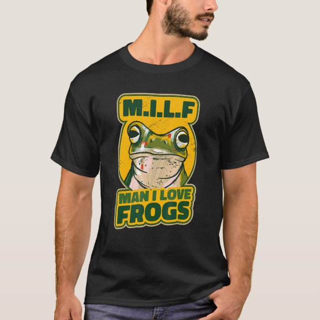 Frog Love Toad Frog Catcher Hunter Amphibian Catch T-Shirt (Front)