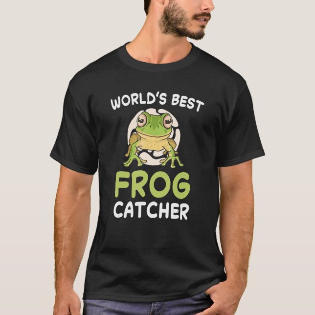Frog Love Toad Frog Catcher Hunter Amphibian Catch T-Shirt (Front)