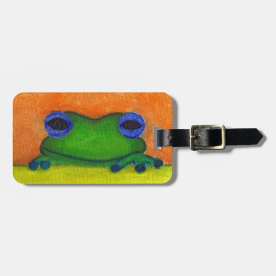 frog luggage tag | Zazzle.com