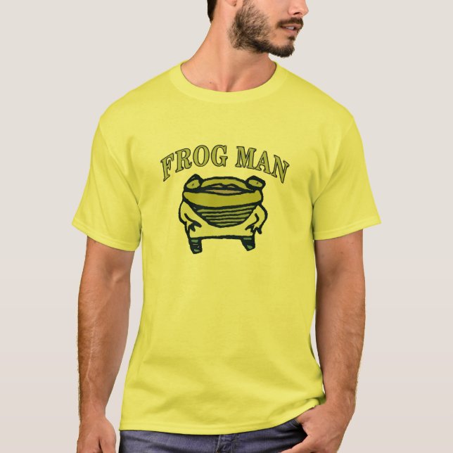 Frog Man in Yellow T-Shirt (Front)