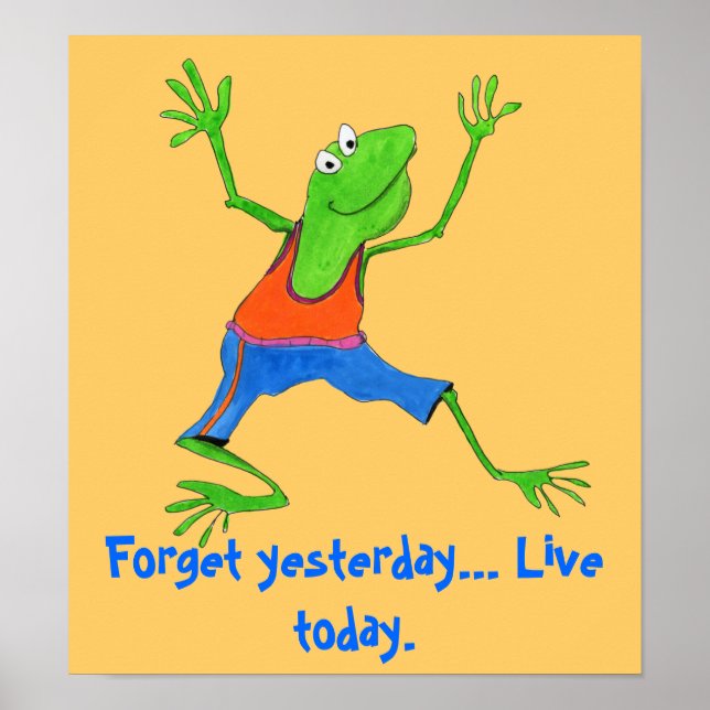 Frog message poster (Front)
