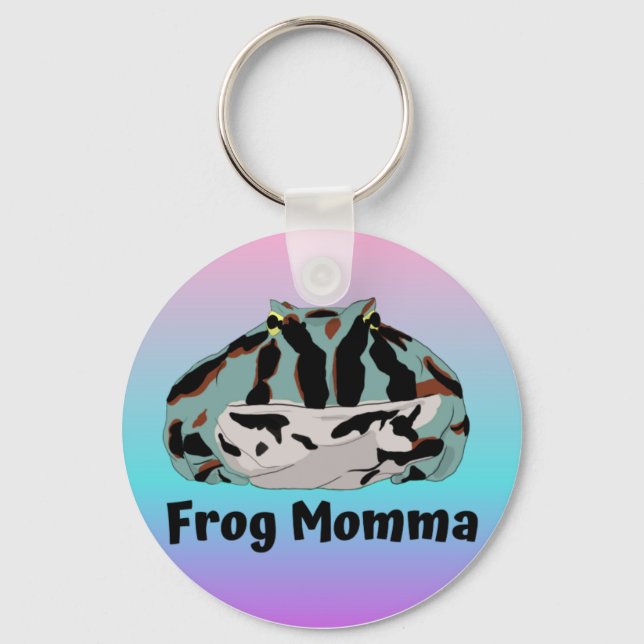 Frog Momma Keychain (Front)