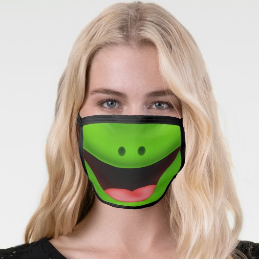 Frog Mouth Face Mask (Worn Her)