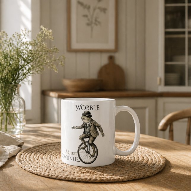 Frog Mug – "Wobble Adjust Continue" (Creator Uploaded)