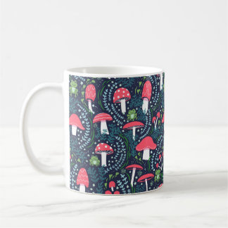 Frog, Mushroom and Toadstool Woodland Mug