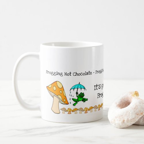 Frog Mushroom Frogging Hot Chocolate Mug