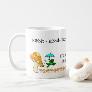 Frog, Mushroom, Ribbit Ribbit Mug