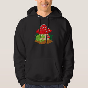 Frog Mushroom Umbrella  Cute Frogs Animal  Graphic Hoodie