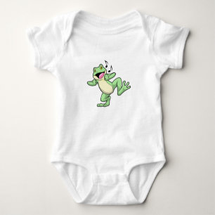 Frog Music Dance Baby Bodysuit