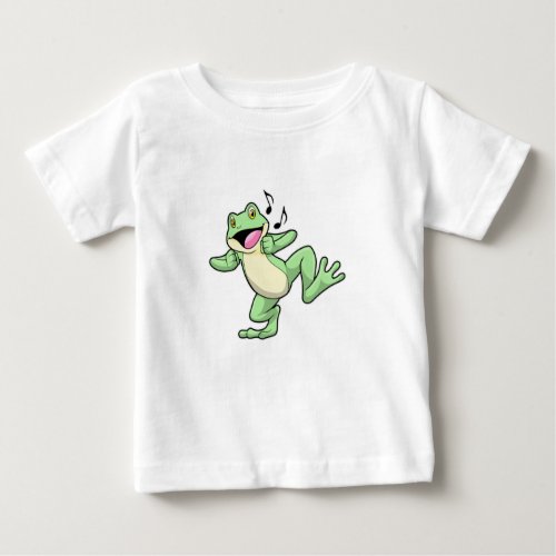Frog Music Dance Baby T_Shirt