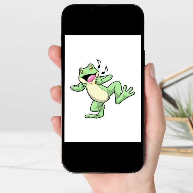 Frog Music Dance Card (Front Digital)