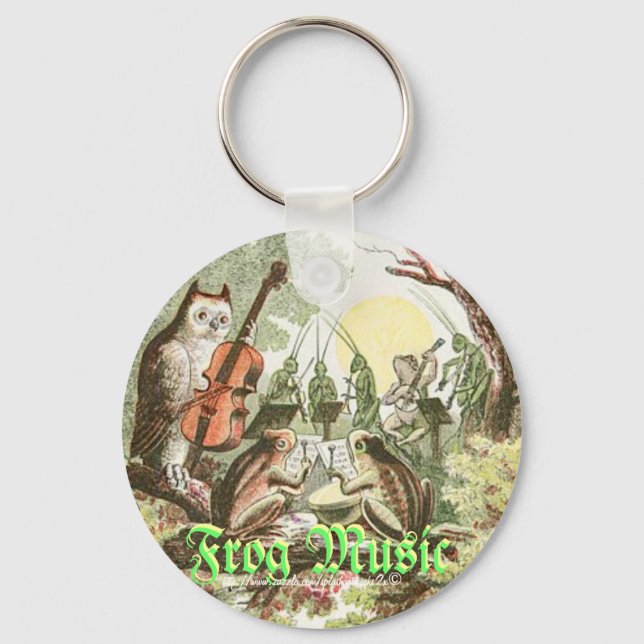 "Frog Music" Keychain (Front)