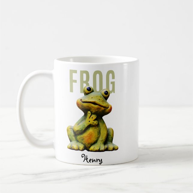 Frog Name Coffee Mug (Left)