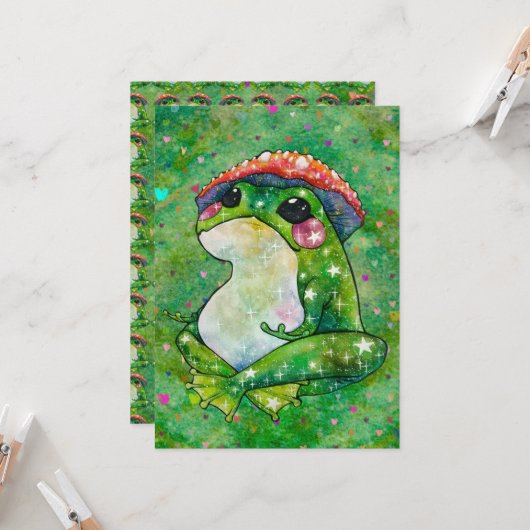 Frog named Clover (Front/Back In Situ)