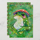 Frog named Clover (Front/Back)