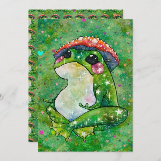 Frog named Clover (Front/Back)