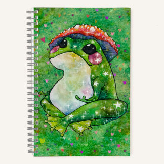 Frog named Clover Notebook