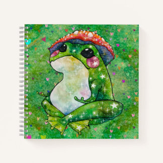 Frog named Clover Notebook