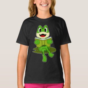 Frog Nerd Book T-Shirt