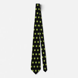 Frog Nerd Neck Tie